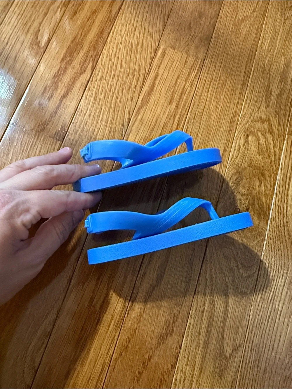 Old Navy Bright Blue Kids Back-Strap Flip Flops